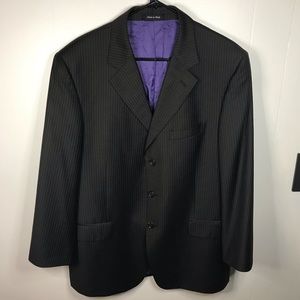 Italian Paul Smith Pin Striped Suit Sports Coat